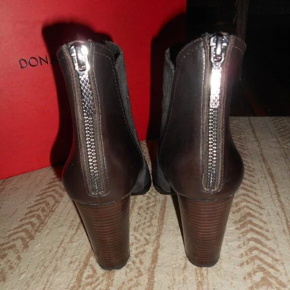 Donald J. Pliner stingray like leather ankle boots, size 7.5M - Picture 5 of 10